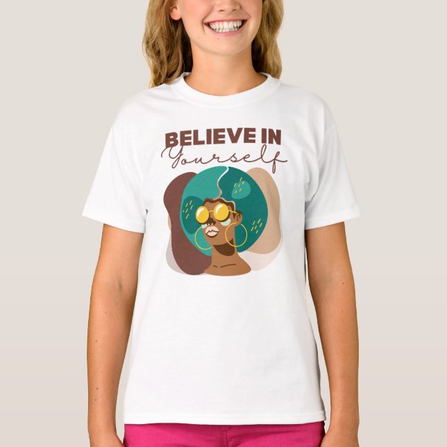 Tro på dig själv baby T-shirt (Framsida)