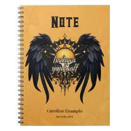 Tro på dig själv, ett brev anteckningsbok