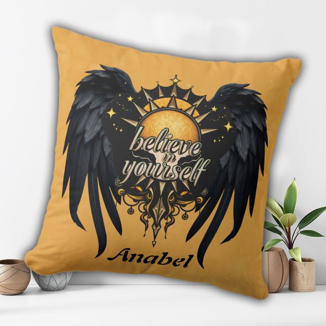 Tro på dig själv, ett brev kudde (Skapare uppladdad)