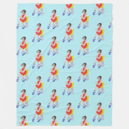 Tro på dig själv fleecefilt