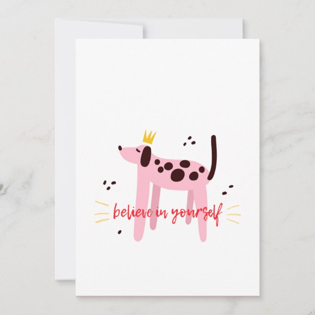 Tro på dig själv julkort (Framsida)