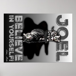 Tro på dig själv! Poster anpassningsbar