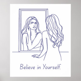 Tro på dig själv - Poster att öka ditt inflytande