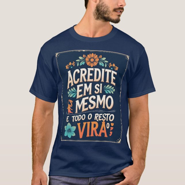 tro på dig själv t shirt (Framsida)
