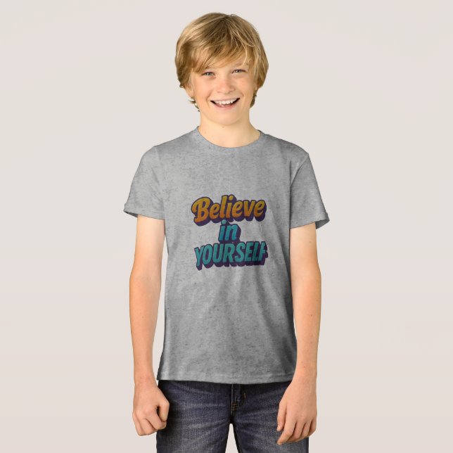 Tro på dig själv t shirt (Framsida Full)