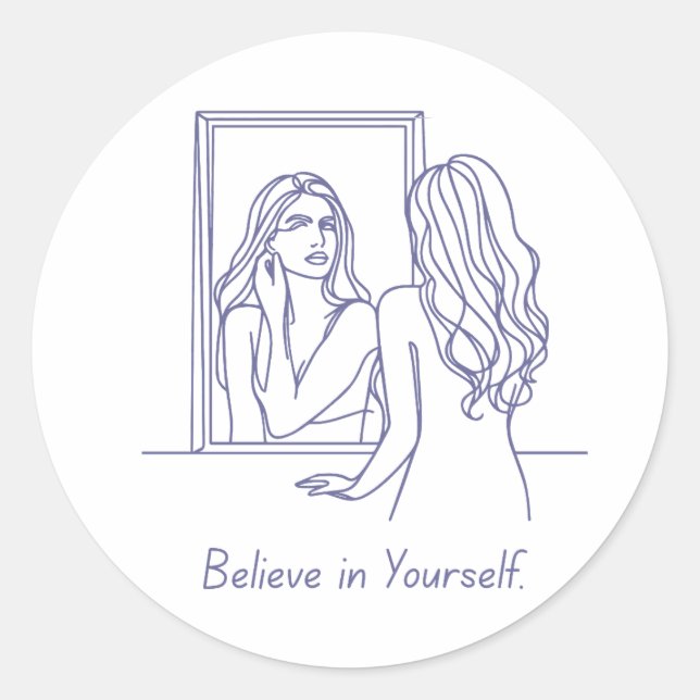 Tro på dig själv - Uppmjukande etikett (Framsida)