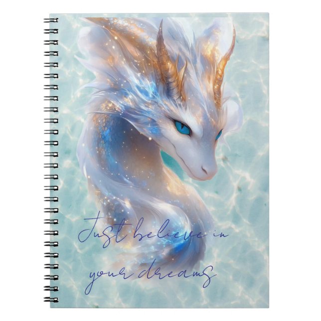 tro på din drömdrake anteckningsbok (Framsidan)