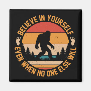 Tro på din egen Bigfoot Black Magnet
