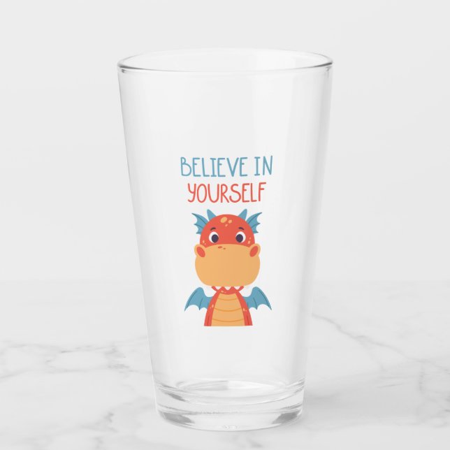 Tro på din egen drake glaskopp (Framsida)