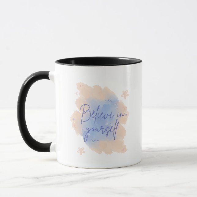 Tro på din egen inspiration mugg (Vänster)