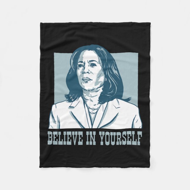 Tro på din egen kamala Harris för president El El Fleecefilt (Framsidan)