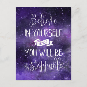 Tro på din egen offert vykort