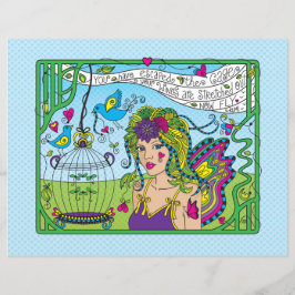 Tro på din egen_platta Pappra Lakan 11" x 8,5"