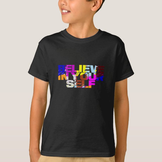 Tro på din egen skjorta tee shirt (Framsida)
