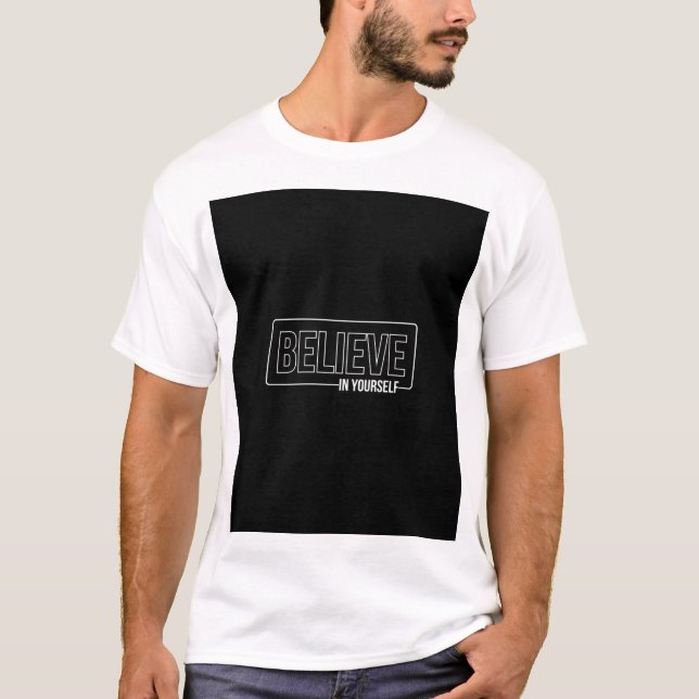Tro på din egen unisex t-shirt (Framsida)