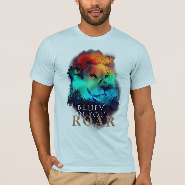 Tro på din Lejona romarfärgning T Shirt (Framsida)