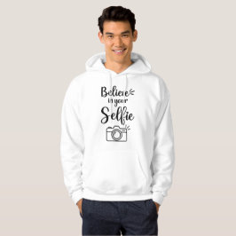 Tro på din självklara kameraikon hoodie