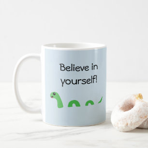 Tro på din Tecknad Loch Ness Monster Kaffemugg