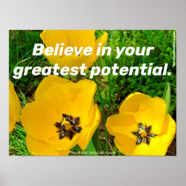 Tro på din Underbarare potential. Poster