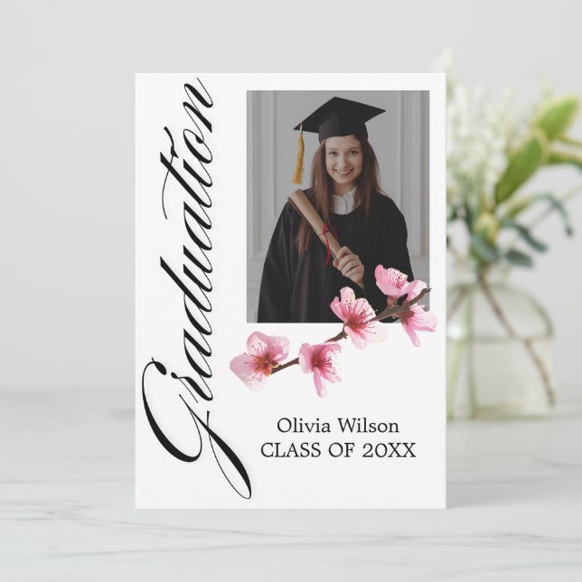 Tro på dina drömmar studenten inbjudningar (Stående Fram)