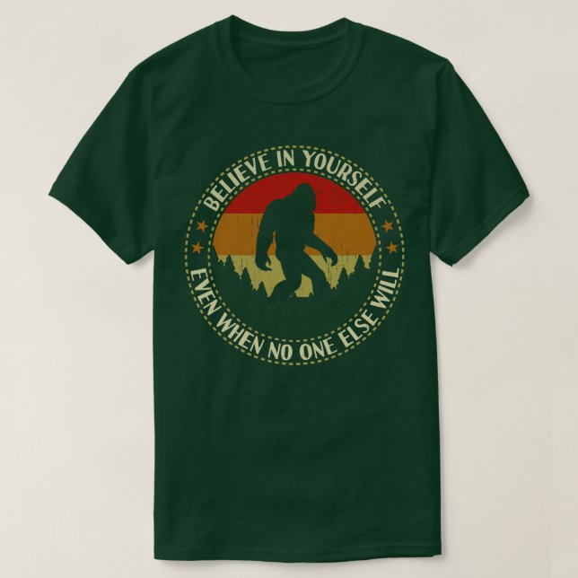 Tro på dinRetro-Vintage T Shirt (Design framsida)