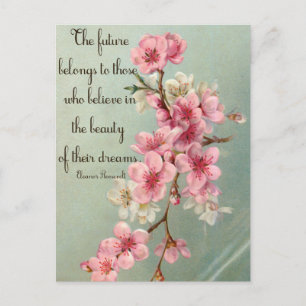 Tro på ditt Dreams Eleanor Roosevelt Postcard Vykort