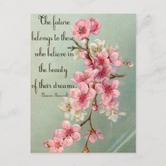 Tro på ditt Dreams Eleanor Roosevelt Postcard Vykort