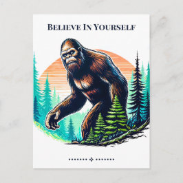 Tro på ditt eget Bigfoot-kort Vykort
