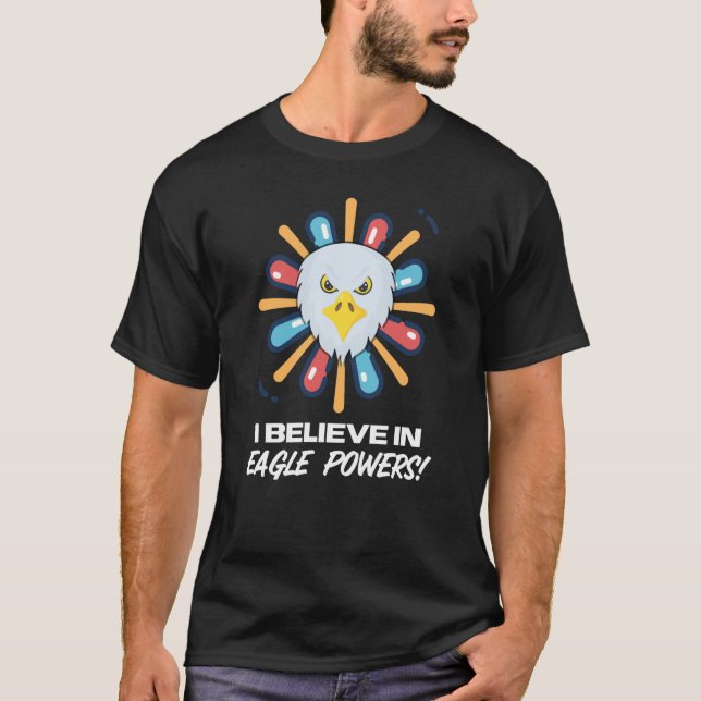 Tro på Eagle Powers Nacho Lucha Libre Wrestle T Shirt (Framsida)