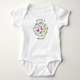 Tro på enhörning t shirt