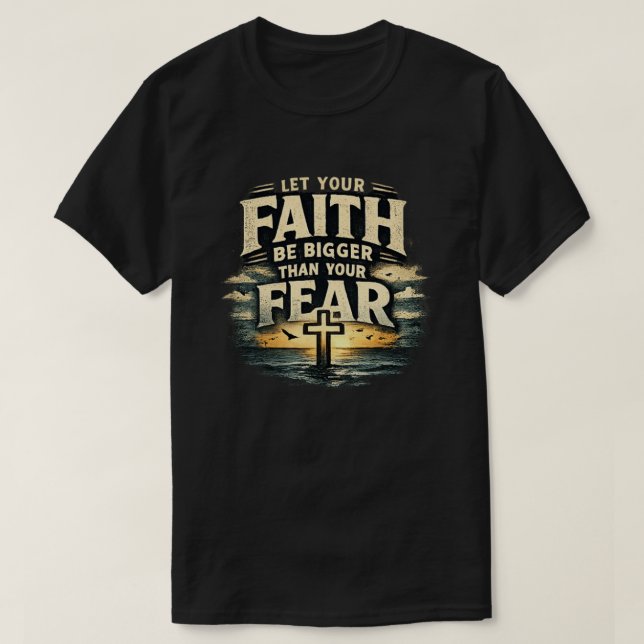 TRO PÅ FÖRBI RÄDSLA T SHIRT (Design framsida)