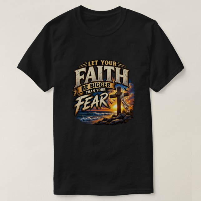 TRO PÅ FÖRE RÄDSLA T SHIRT (Design framsida)