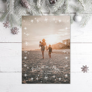 Tro på fotot i Magic Family Julkort