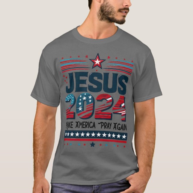 Tro på framtiden: Jesus 2024 T Shirt (Framsida)