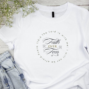 Tro på fruktan som uppmuntrar till bibelversen t shirt