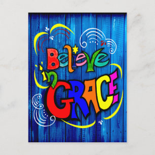 Tro på Grace Helg Vykort