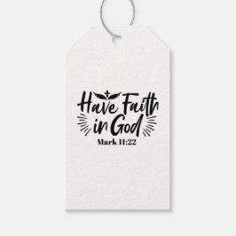 Tro på Gud 11:22 inspirationsoffert Presentetikett