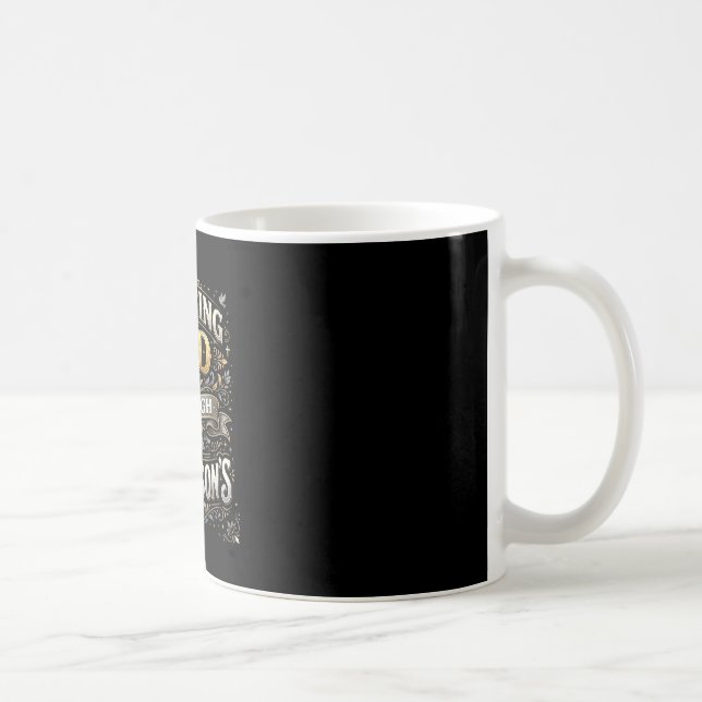 Tro på Gud genom Parkinsons medvetenhet Kaffemugg (Höger)