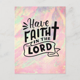 Tro på Herren Vykort