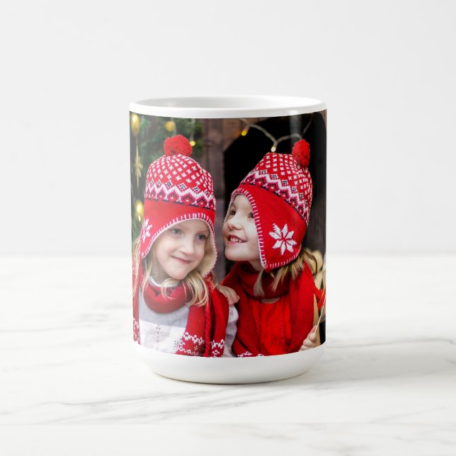 Tro på jul, fotokaffe Mugg (Center)