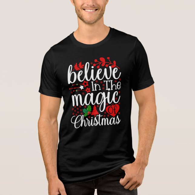 Tro på julens magi-84604 t shirt (Framsida)