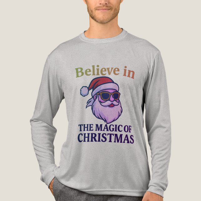 Tro på julens magi 🎅 | Bella+Canva T Shirt (Framsida)