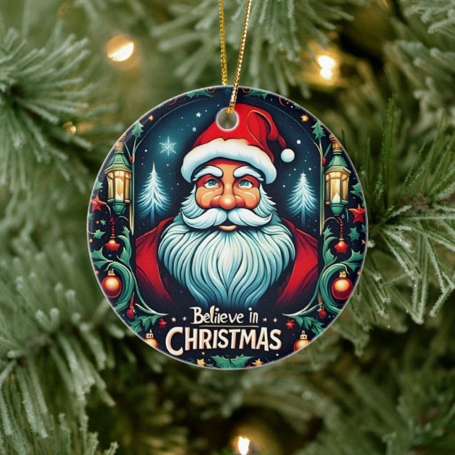 Tro på julens magi Festive  Julgransprydnad Keramik (Träd)