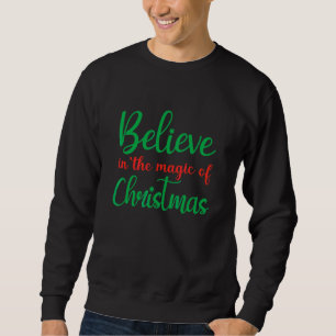 Tro På Julens Magi Fula Julen Fula Jul Lång Ärmad Tröja