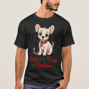Tro på julens magi Hund T Shirt