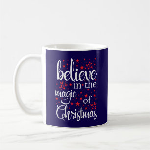 Tro på julens magi kaffemugg
