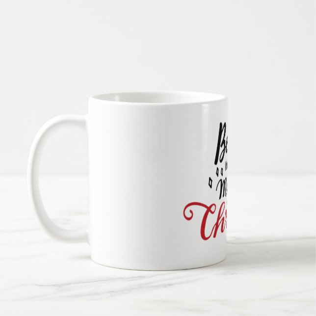 Tro på julens magi kaffemugg (Vänster)
