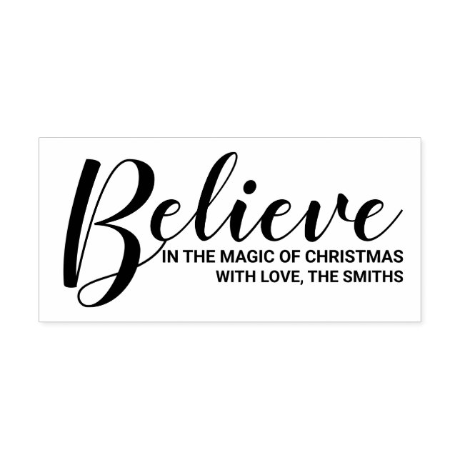 "Tro på julens magi" Stämpel (Tryck)