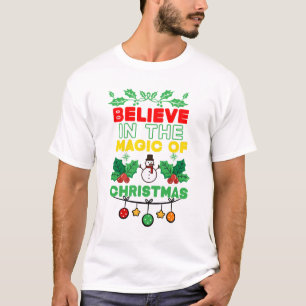 Tro på julens magi t shirt