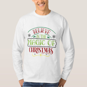Tro på julens magi t shirt